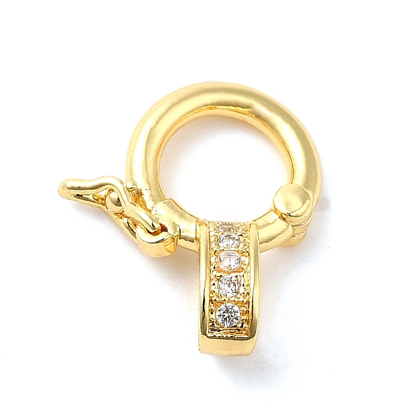 PandaHall Brass Micro Pave Clear Cubic Zirconia Twister Clasps, Lead Free & Cadmium Free, Long-Lasting Plated, Flat Round, Real 18K Gold...
PandaHall Brass Micro Pave Clear Cubic Zirconia Twister Clasps, Lead Free & Cadmium Free, Long-Lasting Plated, Flat Round, Real 18K Gold...