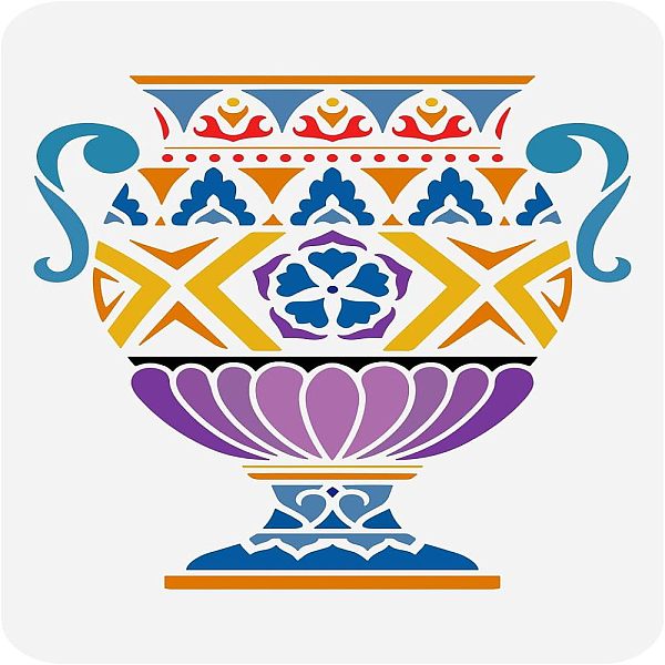 PandaHall FINGERINSPIRE Vase Stencil for Painting 29.7x21cm Reusable Vintage Vase Drawing Stencils Large Size Vase Pattern Stencil for...
PandaHall FINGERINSPIRE Vase Stencil for Painting 29.7x21cm Reusable Vintage Vase Drawing Stencils Large Size Vase Pattern Stencil for...