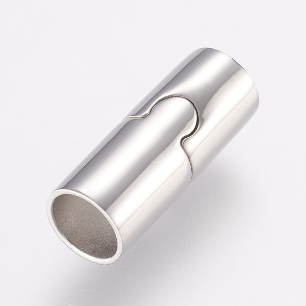 PandaHall 304 Stainless Steel Magnetic Clasps with Glue-in Ends, Column, Stainless Steel Color, 22mm, Hole: 7mm 304 Stainless Steel Column
PandaHall 304 Stainless Steel Magnetic Clasps with Glue-in Ends, Column, Stainless Steel Color, 22mm, Hole: 7mm 304 Stainless Steel Column