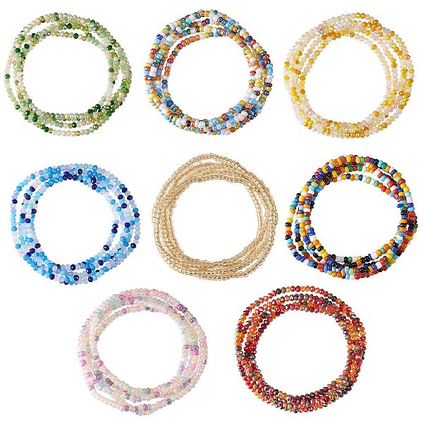 PandaHall 8Pcs 8 Colors Summer Jewelry Waist Bead, Body Chain, Seed Beaded Belly Chain, Bikini Jewelry for Woman Girl, Mixed Color, 3-1/8..., Multicolor
PandaHall 8Pcs 8 Colors Summer Jewelry Waist Bead, Body Chain, Seed Beaded Belly Chain, Bikini Jewelry for Woman Girl, Mixed Color, 3-1/8..., Multicolor