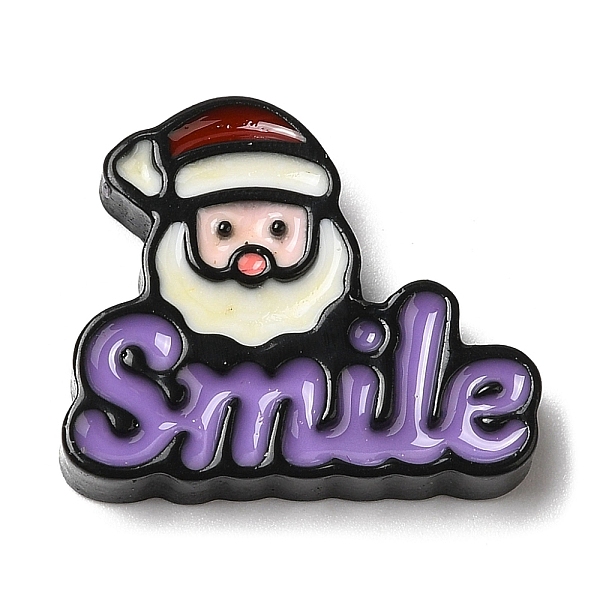 PandaHall Christmas Opaque Resin Cabochons, Word Smile with Santa Claus, Purple, 21x25x5mm Resin Word Purple
PandaHall Christmas Opaque Resin Cabochons, Word Smile with Santa Claus, Purple, 21x25x5mm Resin Word Purple