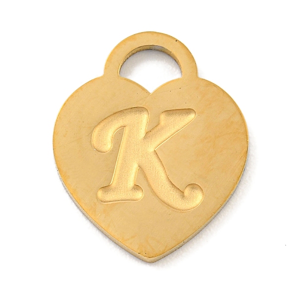 PandaHall Ion Plating(IP) 304 Stainless Steel Pendants, Laser Cut, Heart with Letter Charm, Golden, Letter K, 15x12x1mm, Hole: 3x3.5mm 304...
PandaHall Ion Plating(IP) 304 Stainless Steel Pendants, Laser Cut, Heart with Letter Charm, Golden, Letter K, 15x12x1mm, Hole: 3x3.5mm 304...