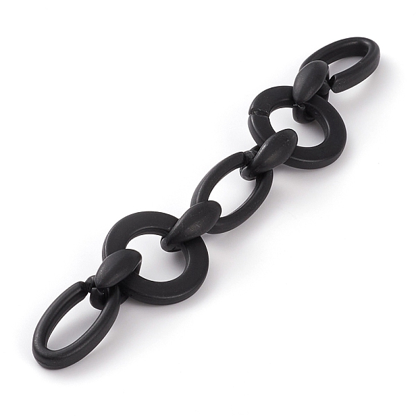 PandaHall Handmade Opaque Spray Painted Acrylic Link Chains, with Spray Painted CCB Plastic Quick Link Connector, Black, 31.5x4.5mm...
PandaHall Handmade Opaque Spray Painted Acrylic Link Chains, with Spray Painted CCB Plastic Quick Link Connector, Black, 31.5x4.5mm...