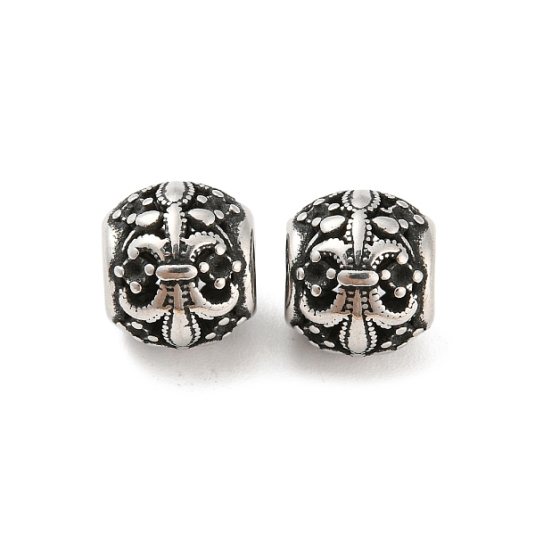 PandaHall 316 Surgical Stainless Steel Beads, Round, Antique Silver, 10x9mm, Hole: 4mm 316 Surgical Stainless Steel Round
PandaHall 316 Surgical Stainless Steel Beads, Round, Antique Silver, 10x9mm, Hole: 4mm 316 Surgical Stainless Steel Round