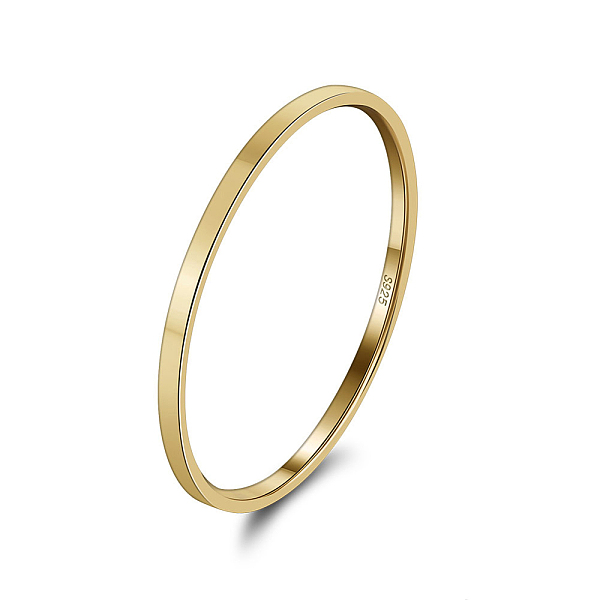 PandaHall 925 Sterling Silver Plain Band Rings, with S925 Stamp, Real 14K Gold Plated, Wide: 1mm, US Size 7(17.3mm) Sterling Silver
PandaHall 925 Sterling Silver Plain Band Rings, with S925 Stamp, Real 14K Gold Plated, Wide: 1mm, US Size 7(17.3mm) Sterling Silver