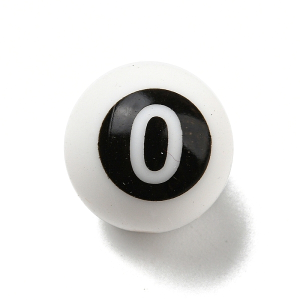 PandaHall Round with Black Number 0 Silicone Beads, Chewing Beads For Teethers, DIY Nursing Necklaces Making, White, 14.5~15x14.5mm, Hole...
PandaHall Round with Black Number 0 Silicone Beads, Chewing Beads For Teethers, DIY Nursing Necklaces Making, White, 14.5~15x14.5mm, Hole...