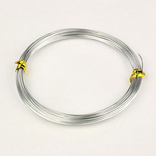 PandaHall Round Aluminum Wires, Silver, 20 Gauge, 0.8mm, 10m/roll Aluminum Round Silver
PandaHall Round Aluminum Wires, Silver, 20 Gauge, 0.8mm, 10m/roll Aluminum Round Silver