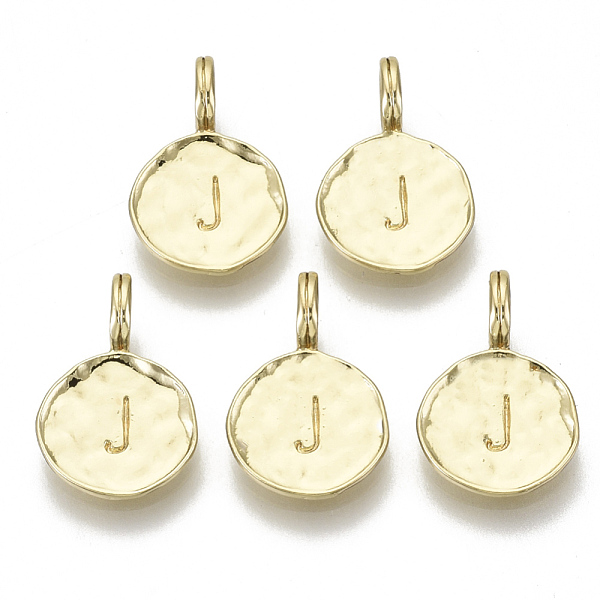 PandaHall Alloy Pendants, Cadmium Free & Nickel Free & Lead Free, Flat Round with Letter, Real 18K Gold Plated, Letter.J, 17x11.5x1.5mm...
PandaHall Alloy Pendants, Cadmium Free & Nickel Free & Lead Free, Flat Round with Letter, Real 18K Gold Plated, Letter.J, 17x11.5x1.5mm...