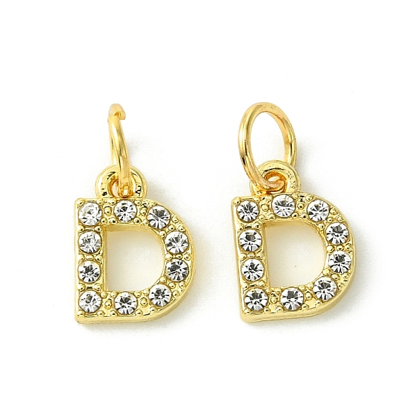 PandaHall Rack Plating Alloy Rhinestone Pendants, Cadmium Free & Lead Free, Letter D, 11x8x2mm, Hole: 5mm Alloy+Rhinestone Letter D Clear
PandaHall Rack Plating Alloy Rhinestone Pendants, Cadmium Free & Lead Free, Letter D, 11x8x2mm, Hole: 5mm Alloy+Rhinestone Letter D Clear