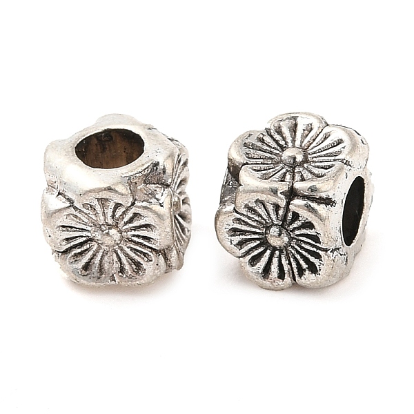 PandaHall Tibetan Style Alloy Beads, Cadmium Free & Lead Free, Cube with Flower Pattern, Antique Silver, 5x5x5mm, Hole: 2.5mm, about...
PandaHall Tibetan Style Alloy Beads, Cadmium Free & Lead Free, Cube with Flower Pattern, Antique Silver, 5x5x5mm, Hole: 2.5mm, about...