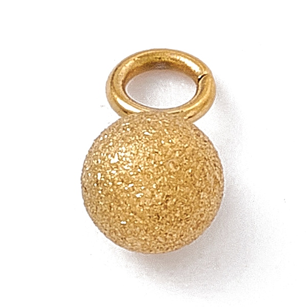 PandaHall 304 Stainless Steel Pendants, Textured, Round Charm, Golden, 7x4mm, Hole: 1.6mm 304 Stainless Steel Round
PandaHall 304 Stainless Steel Pendants, Textured, Round Charm, Golden, 7x4mm, Hole: 1.6mm 304 Stainless Steel Round