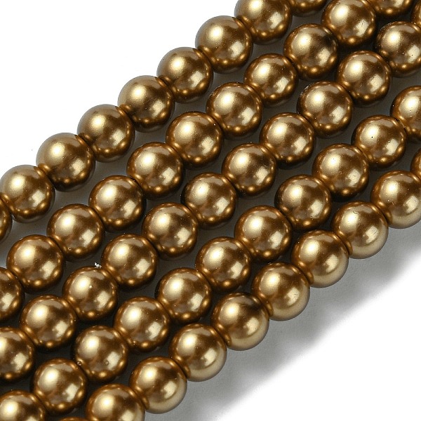 PandaHall Eco-Friendly Dyed Glass Pearl Beads Strands, Grade A, Round, Cotton Cord Threaded, Dark Goldenrod, 6mm, Hole: 1.2~1.5mm, about..., Gold
PandaHall Eco-Friendly Dyed Glass Pearl Beads Strands, Grade A, Round, Cotton Cord Threaded, Dark Goldenrod, 6mm, Hole: 1.2~1.5mm, about..., Gold