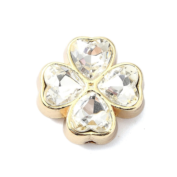PandaHall Rack Plating Alloy Beads, with Glass, Clover, Clear, 16x16x7mm, Hole: 1.6mm Alloy+Glass Clover Clear
PandaHall Rack Plating Alloy Beads, with Glass, Clover, Clear, 16x16x7mm, Hole: 1.6mm Alloy+Glass Clover Clear