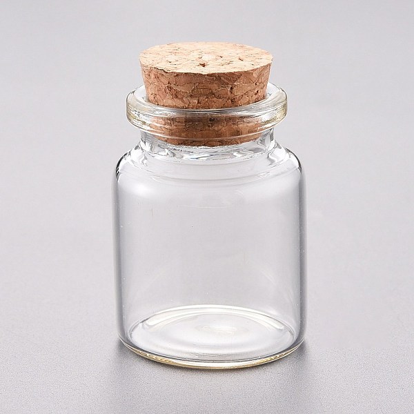 PandaHall Glass Bead Containers, with Cork Stopper, Wishing Bottle, Clear, 3x4cm, Capacity: 15ml(0.5 fl. oz) Glass Bottle Clear
PandaHall Glass Bead Containers, with Cork Stopper, Wishing Bottle, Clear, 3x4cm, Capacity: 15ml(0.5 fl. oz) Glass Bottle Clear