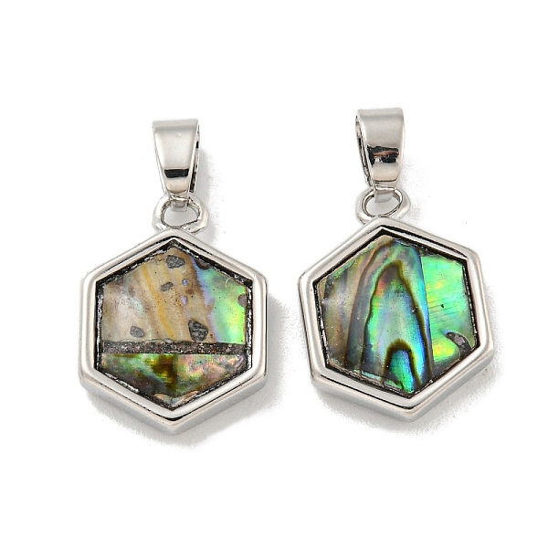 PandaHall Natural Paua Shell Pendants, Rack Plating Brass Hexagon Charms, Platinum, 15.5x11x3mm, Hole: 3x4.5mm Paua Shell Hexagon
PandaHall Natural Paua Shell Pendants, Rack Plating Brass Hexagon Charms, Platinum, 15.5x11x3mm, Hole: 3x4.5mm Paua Shell Hexagon