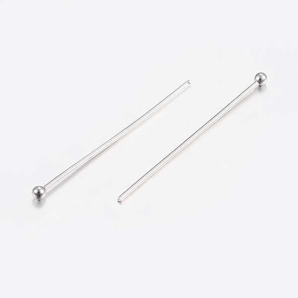 PandaHall 304 Stainless Steel Ball Head Pins, Stainless Steel Color, 16x0.6mm, 22 Gauge, Head: 2mm 304 Stainless Steel
PandaHall 304 Stainless Steel Ball Head Pins, Stainless Steel Color, 16x0.6mm, 22 Gauge, Head: 2mm 304 Stainless Steel