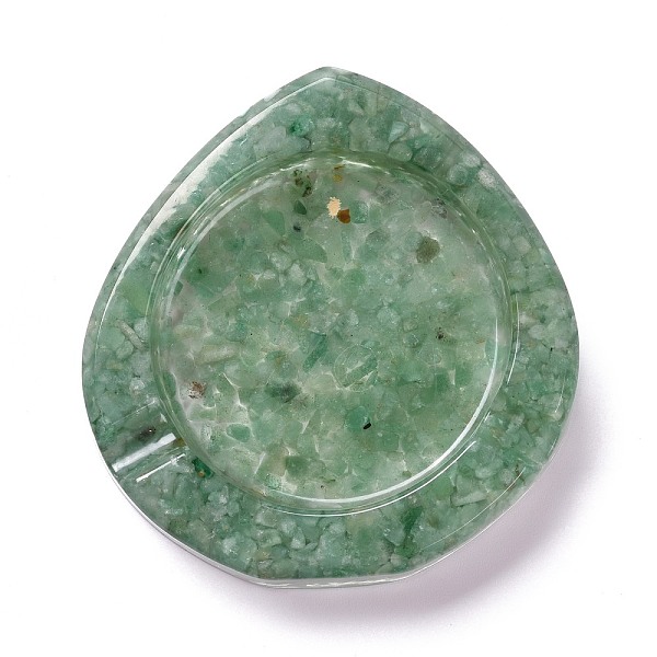PandaHall Natural Green Aventurine Ashtray, with Resin, Home OFFice Tabletop Decoration, Teardrop, 101x99x21mm, Inner Diameter: 71x70mm...
PandaHall Natural Green Aventurine Ashtray, with Resin, Home OFFice Tabletop Decoration, Teardrop, 101x99x21mm, Inner Diameter: 71x70mm...