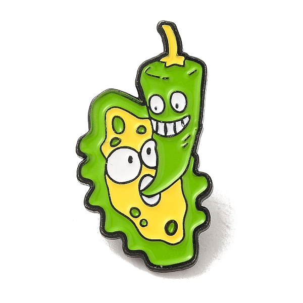 PandaHall Halloween Enamel Pins, Black Alloy Brooches, Hot Pepper, 31x16.5x1.5mm Alloy Hot Pepper
PandaHall Halloween Enamel Pins, Black Alloy Brooches, Hot Pepper, 31x16.5x1.5mm Alloy Hot Pepper