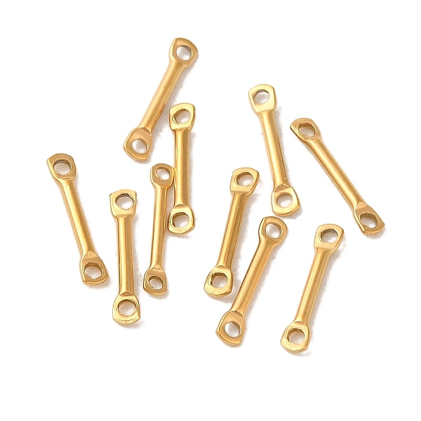 PandaHall Ion Plating(IP) 304 Stainless Steel Connector Charms, Bar Links, Real 18K Gold Plated, 12x2x1.2mm, Hole: 1.2mm 304 Stainless Steel...
PandaHall Ion Plating(IP) 304 Stainless Steel Connector Charms, Bar Links, Real 18K Gold Plated, 12x2x1.2mm, Hole: 1.2mm 304 Stainless Steel...