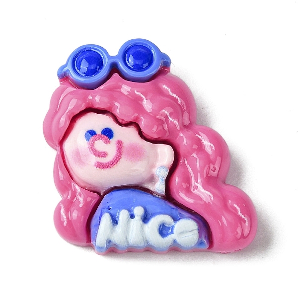 PandaHall Opaque Resin Decoden Cabochons, Fashion Girl, Hot Pink, 26x25.5x7.5mm Resin Human
PandaHall Opaque Resin Decoden Cabochons, Fashion Girl, Hot Pink, 26x25.5x7.5mm Resin Human