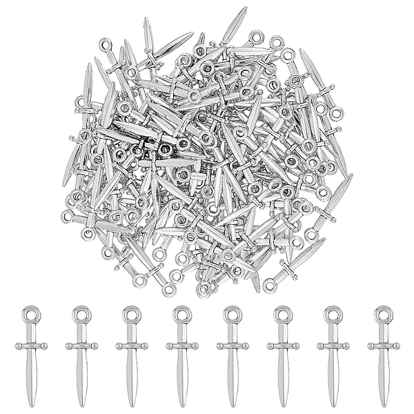 PandaHall DICOSMETIC 150Pcs Alloy Pendants, Necklace with Bracelet Small Pendants DIY Jewelry Accessories, Dagger, Antique Silver...
PandaHall DICOSMETIC 150Pcs Alloy Pendants, Necklace with Bracelet Small Pendants DIY Jewelry Accessories, Dagger, Antique Silver...