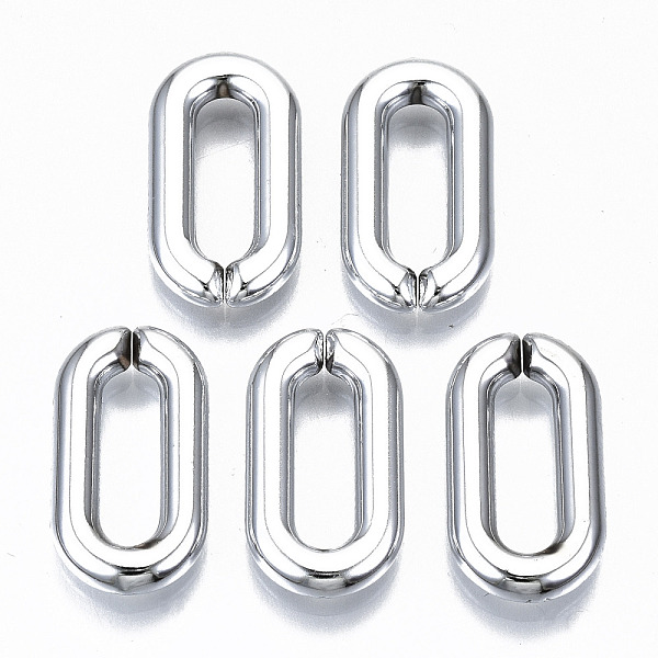 PandaHall CCB Plastic Linkings Rings, Quick Link Connectors, For Jewelry Cable Chains Making, Oval, Platinum, 20x10.5x3mm, Inner Diameter...
PandaHall CCB Plastic Linkings Rings, Quick Link Connectors, For Jewelry Cable Chains Making, Oval, Platinum, 20x10.5x3mm, Inner Diameter...