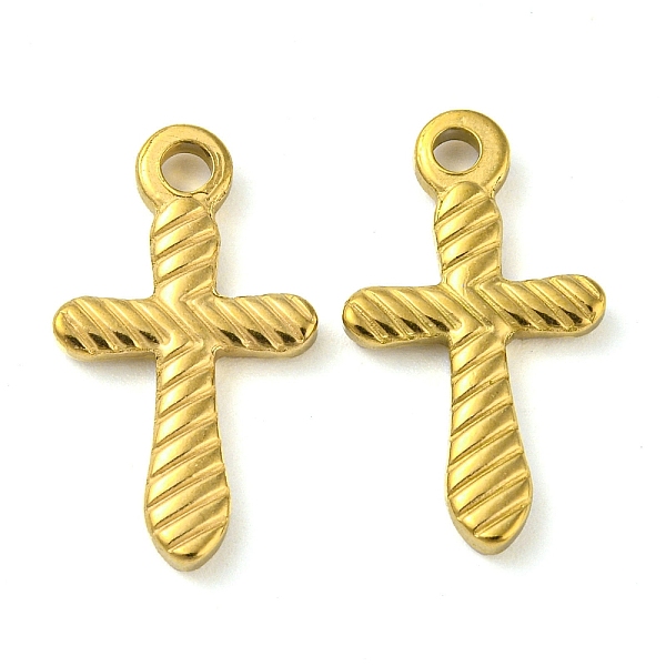 PandaHall Ion Plating(IP) 304 Stainless Steel Pendants, Cross Charm, Real 18K Gold Plated, 20x11.5x2mm, Hole: 2mm 304 Stainless Steel Cross
PandaHall Ion Plating(IP) 304 Stainless Steel Pendants, Cross Charm, Real 18K Gold Plated, 20x11.5x2mm, Hole: 2mm 304 Stainless Steel Cross