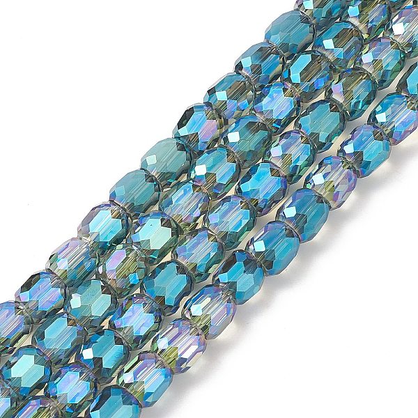 PandaHall Electroplate Opaque Glass Beads, Faceted Barrel, Blue, 10x10mm, Hole: 1mm Glass Barrel Blue
PandaHall Electroplate Opaque Glass Beads, Faceted Barrel, Blue, 10x10mm, Hole: 1mm Glass Barrel Blue
