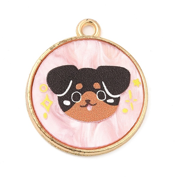 PandaHall Alloy Pendants, with Acrylic, Cadmium Free & Nickel Free & Lead Free, Flat Round, Dog, 23x20x2mm, Hole: 1.8mm Alloy+Acrylic Dog
PandaHall Alloy Pendants, with Acrylic, Cadmium Free & Nickel Free & Lead Free, Flat Round, Dog, 23x20x2mm, Hole: 1.8mm Alloy+Acrylic Dog