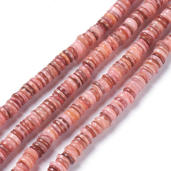 PandaHall Natural Freshwater Shell Beads Strands, Dyed, Heishi Beads, Flat Round/Disc, Dark Salmon, 8~8.5x1~3mm, Hole: 1mm, about...
PandaHall Natural Freshwater Shell Beads Strands, Dyed, Heishi Beads, Flat Round/Disc, Dark Salmon, 8~8.5x1~3mm, Hole: 1mm, about...