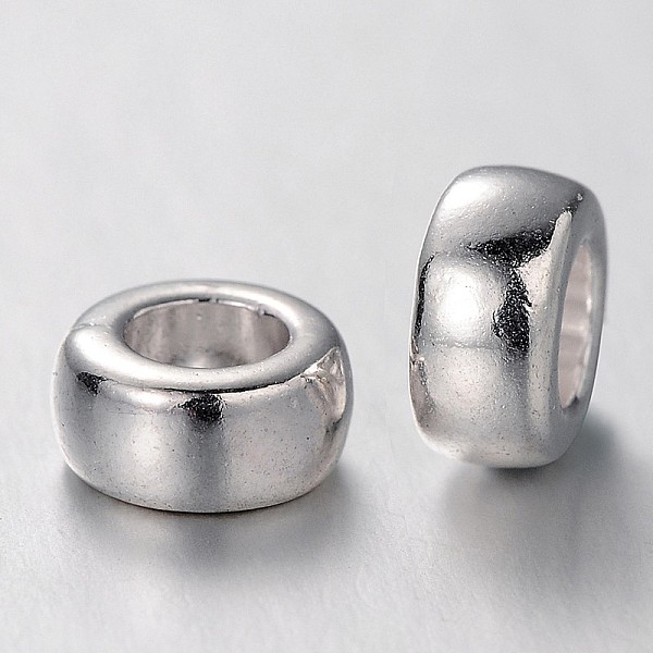 PandaHall Tibetan Style Alloy Beads, Rondelle, Bead Spacers, Cadmium Free & Nickel Free & Lead Free, Silver Color Plated, 7x4mm, Hole: 3mm...
PandaHall Tibetan Style Alloy Beads, Rondelle, Bead Spacers, Cadmium Free & Nickel Free & Lead Free, Silver Color Plated, 7x4mm, Hole: 3mm...