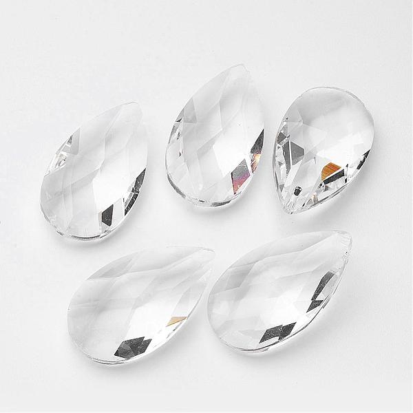 PandaHall Faceted Teardrop Glass Pendants, Clear, 38x22.5x12mm, Hole: 1.5mm Glass Teardrop Clear
PandaHall Faceted Teardrop Glass Pendants, Clear, 38x22.5x12mm, Hole: 1.5mm Glass Teardrop Clear
