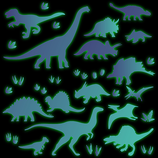 PandaHall PVC Plastic Luminous Wall Stickers, Glow in The Dark Wall Decoration, Dinosaur Pattern, 600x300mm Plastic Dinosaur
PandaHall PVC Plastic Luminous Wall Stickers, Glow in The Dark Wall Decoration, Dinosaur Pattern, 600x300mm Plastic Dinosaur