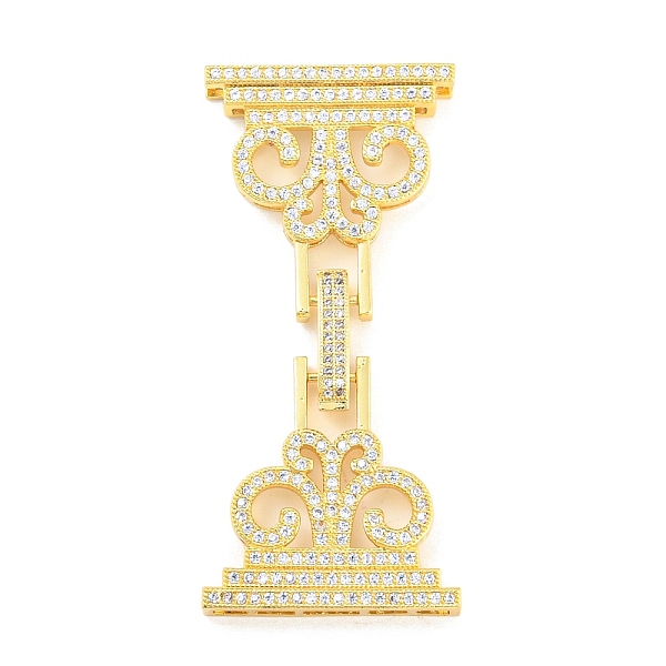 PandaHall Rack Plating Brass Micro Pave Clear Cubic Zirconia Fold Over Clasps, Long-Lasting Plated, Lead Free & Cadmium Free, Flower, Real...
PandaHall Rack Plating Brass Micro Pave Clear Cubic Zirconia Fold Over Clasps, Long-Lasting Plated, Lead Free & Cadmium Free, Flower, Real...