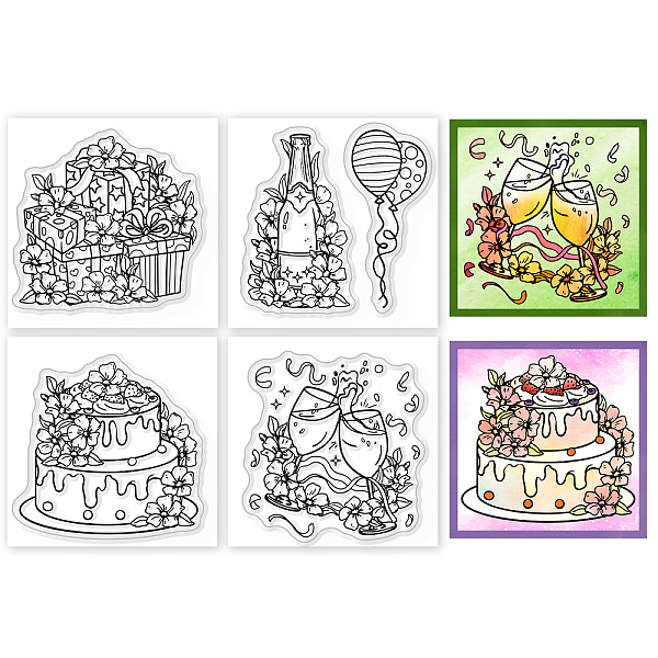 PandaHall GLOBLELAND 4Pcs Mini Birthday Cake Party Clear Stamps for DIY Scrapbooking Silicone Stamp Seals Birthday Celebration Transparent...
PandaHall GLOBLELAND 4Pcs Mini Birthday Cake Party Clear Stamps for DIY Scrapbooking Silicone Stamp Seals Birthday Celebration Transparent...