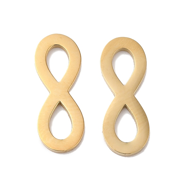 PandaHall Ion Plating(IP) 304 Stainless Steel Connector Charms, Infinity, Real 14K Gold Plated, 15x6x1mm 304 Stainless Steel Infinity
PandaHall Ion Plating(IP) 304 Stainless Steel Connector Charms, Infinity, Real 14K Gold Plated, 15x6x1mm 304 Stainless Steel Infinity