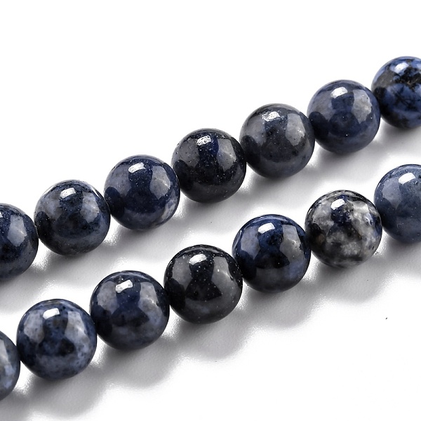 PandaHall Natural Dumortierite Quartz Beads Strands, Round, 8.5mm, Hole: 1.2mm, about 45pcs/strand, 15.08''(38.3cm) Dumortierite Round
PandaHall Natural Dumortierite Quartz Beads Strands, Round, 8.5mm, Hole: 1.2mm, about 45pcs/strand, 15.08''(38.3cm) Dumortierite Round