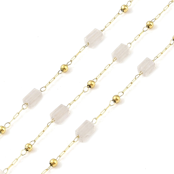 PandaHall Ion Plating(IP) 304 Stainless Steel Link Chains, Natural White Moonstone Beads & Spool, Soldered, Real 18K Gold Plated...
PandaHall Ion Plating(IP) 304 Stainless Steel Link Chains, Natural White Moonstone Beads & Spool, Soldered, Real 18K Gold Plated...