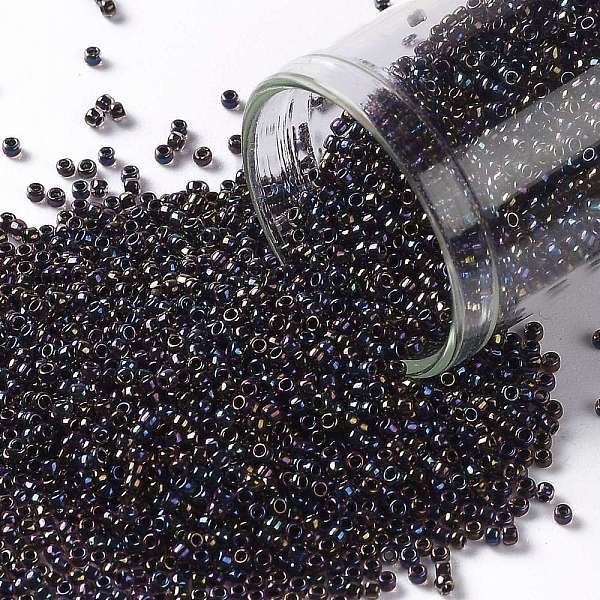 PandaHall TOHO Round Seed Beads, Japanese Seed Beads, (251) Inside Color Luster Light Amethyst/Jet Lined, 15/0, 1.5mm, Hole: 0.7mm, about...
PandaHall TOHO Round Seed Beads, Japanese Seed Beads, (251) Inside Color Luster Light Amethyst/Jet Lined, 15/0, 1.5mm, Hole: 0.7mm, about...