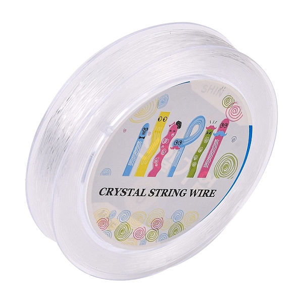 PandaHall Elastic Crystal Thread, Clear, 1mm, about 28.43 yards(26m)/roll TPU Round Clear
PandaHall Elastic Crystal Thread, Clear, 1mm, about 28.43 yards(26m)/roll TPU Round Clear