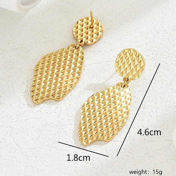 PandaHall Gorgeous Vintage Stainless Steel Gold Plated Irregular Metal Texture Heart Exaggerated Lady Earrings Brass
PandaHall Gorgeous Vintage Stainless Steel Gold Plated Irregular Metal Texture Heart Exaggerated Lady Earrings Brass