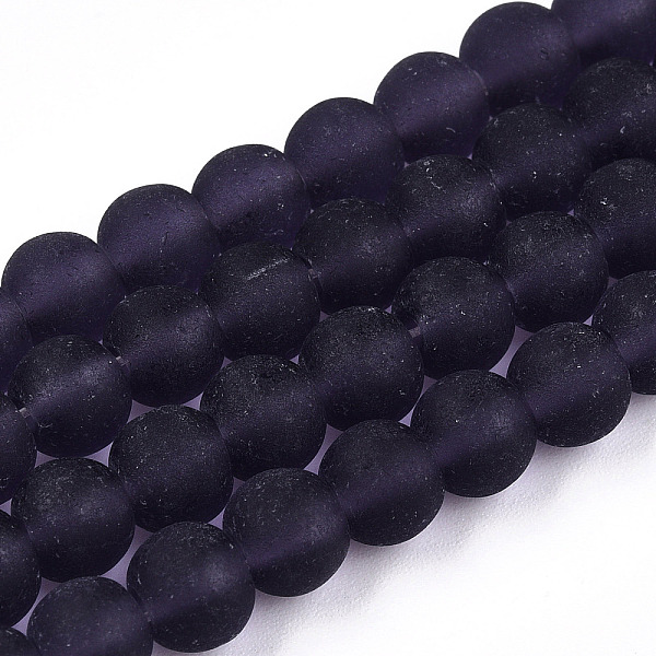 PandaHall Transparent Glass Beads Strands, Frosted, Round, Purple, 6~6.5mm, Hole: 1.4mm, about 67~70pcs/strand, 14.76 inch~15.16 inch...
PandaHall Transparent Glass Beads Strands, Frosted, Round, Purple, 6~6.5mm, Hole: 1.4mm, about 67~70pcs/strand, 14.76 inch~15.16 inch...