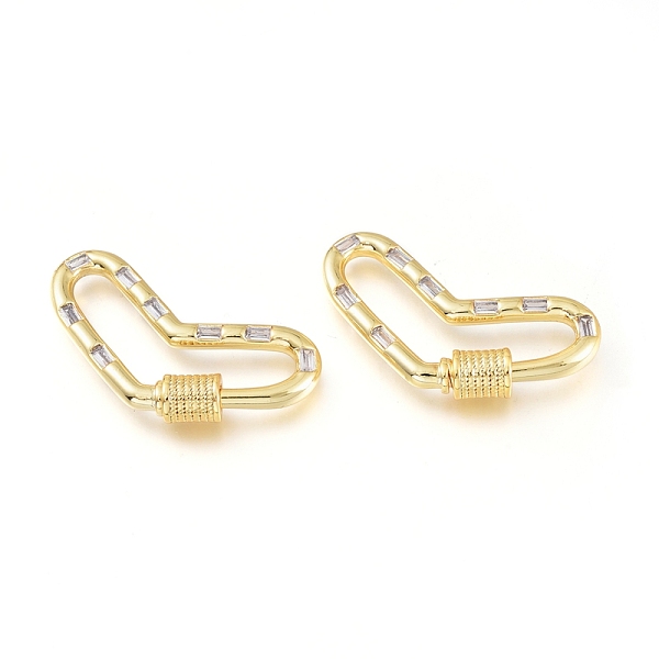 PandaHall Brass Micro Pave Cubic Zirconia Screw Carabiner Lock Charms, for Necklaces Making, Heart, Golden, Clear, 24.5x30.5x4.5mm...
PandaHall Brass Micro Pave Cubic Zirconia Screw Carabiner Lock Charms, for Necklaces Making, Heart, Golden, Clear, 24.5x30.5x4.5mm...