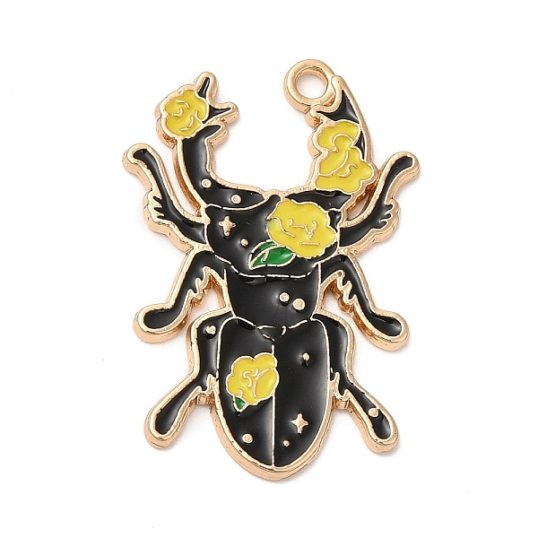 PandaHall Alloy Enamel Pendants, Light Gold, Beetle Charm, Gold, 31x21x1.5mm, Hole: 1.8mm Alloy+Enamel Beetle Gold
PandaHall Alloy Enamel Pendants, Light Gold, Beetle Charm, Gold, 31x21x1.5mm, Hole: 1.8mm Alloy+Enamel Beetle Gold