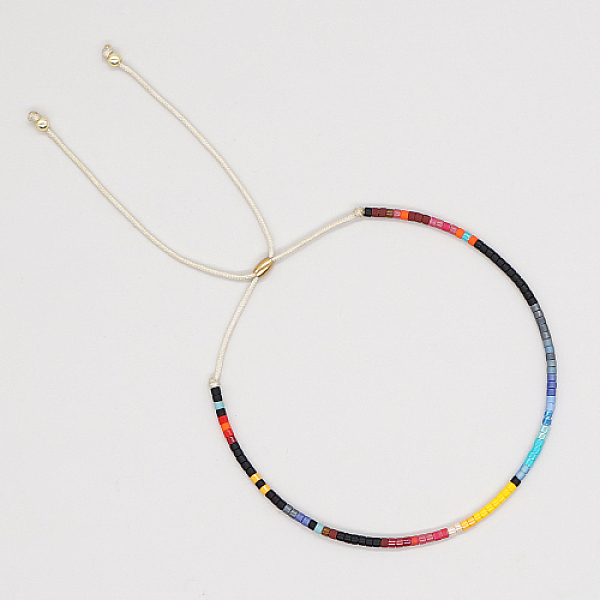 PandaHall Glass Seed Braided Bead Bracelet, Adjustable Bracelet, Colorful, No Size Glass
PandaHall Glass Seed Braided Bead Bracelet, Adjustable Bracelet, Colorful, No Size Glass