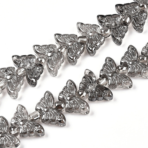 PandaHall Electroplate Glass Beads Strands, Butterfly, Light Grey, 7.5~8x14.5~15x4mm, Hole: 0.8mm, about 66~69pcs/strand, 23.23~24.41 inch...
PandaHall Electroplate Glass Beads Strands, Butterfly, Light Grey, 7.5~8x14.5~15x4mm, Hole: 0.8mm, about 66~69pcs/strand, 23.23~24.41 inch...
