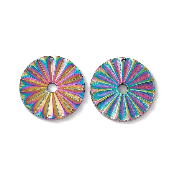 PandaHall Ion Plating(IP) 304 Stainless Steel Pendants, Flat Round Charms, Rainbow Color, 20x2mm, Hole: 2.5mm 304 Stainless Steel Flat Round
PandaHall Ion Plating(IP) 304 Stainless Steel Pendants, Flat Round Charms, Rainbow Color, 20x2mm, Hole: 2.5mm 304 Stainless Steel Flat Round
