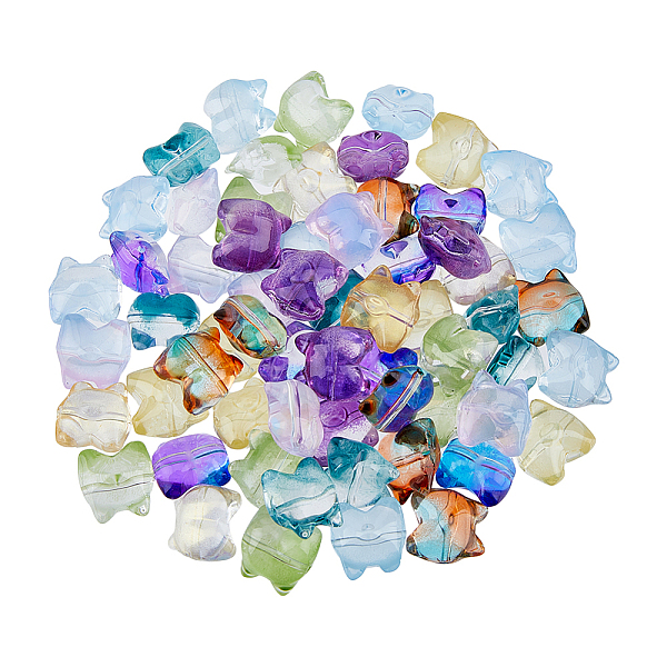 PandaHall SUPERFINDINGS 144Pcs 9 Colors Transparent Spray Painted Glass Beads, Bear, Mixed Color, 13x13x9mm, Hole: 1.2mm, 16pcs/color Glass..., Multicolor
PandaHall SUPERFINDINGS 144Pcs 9 Colors Transparent Spray Painted Glass Beads, Bear, Mixed Color, 13x13x9mm, Hole: 1.2mm, 16pcs/color Glass..., Multicolor