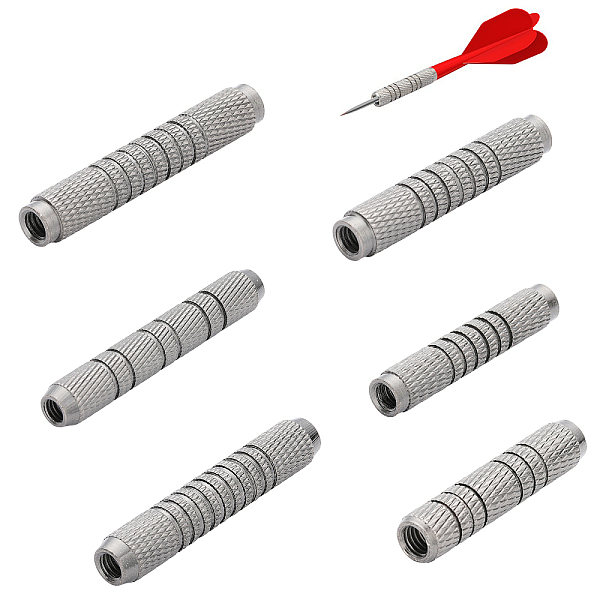 PandaHall CHGCRAFT 6Pcs 6 Style Iron Dart Barrels for Soft Tip Darts, Gunmetal, 32.5~49.5x7~8mm, 1pc/style Iron
PandaHall CHGCRAFT 6Pcs 6 Style Iron Dart Barrels for Soft Tip Darts, Gunmetal, 32.5~49.5x7~8mm, 1pc/style Iron