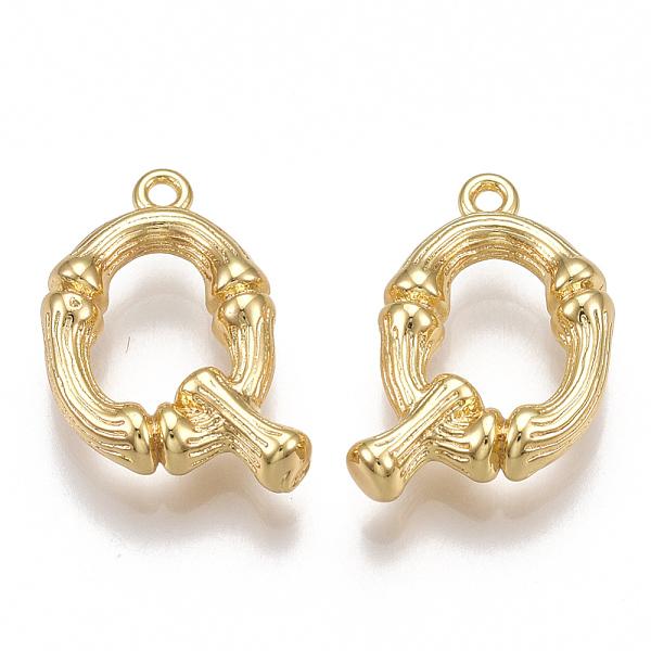 PandaHall Brass Pendants, Letter, Nickel Free, Real 18K Gold Plated, Letter.Q, 18x12x4mm, Hole: 1mm Brass Letter Q
PandaHall Brass Pendants, Letter, Nickel Free, Real 18K Gold Plated, Letter.Q, 18x12x4mm, Hole: 1mm Brass Letter Q